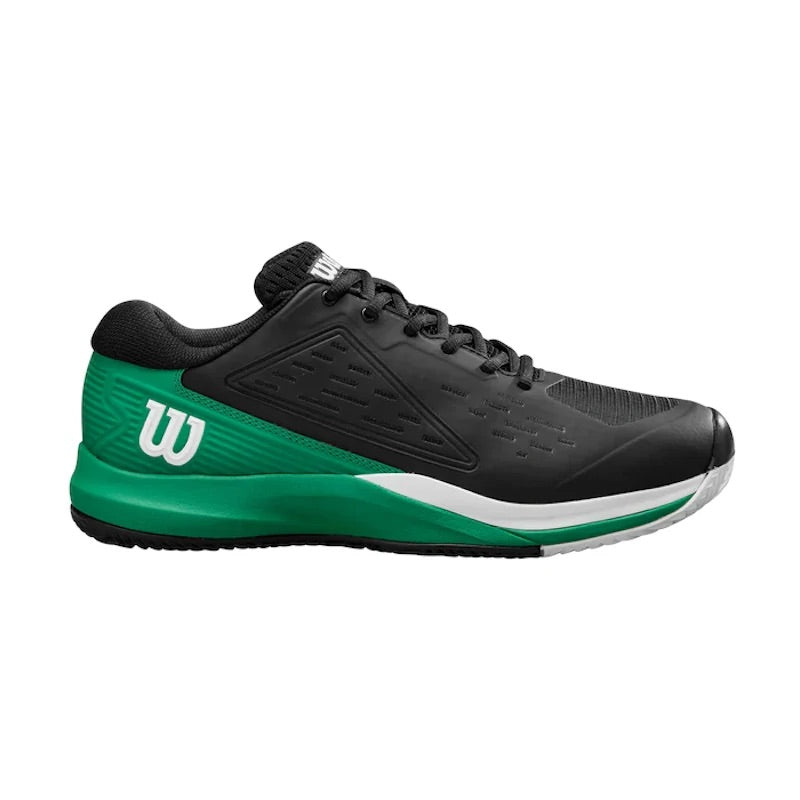 Zapatilla de pádel Wilson Rush Pro Ace Clay 2025 Negro/Verde