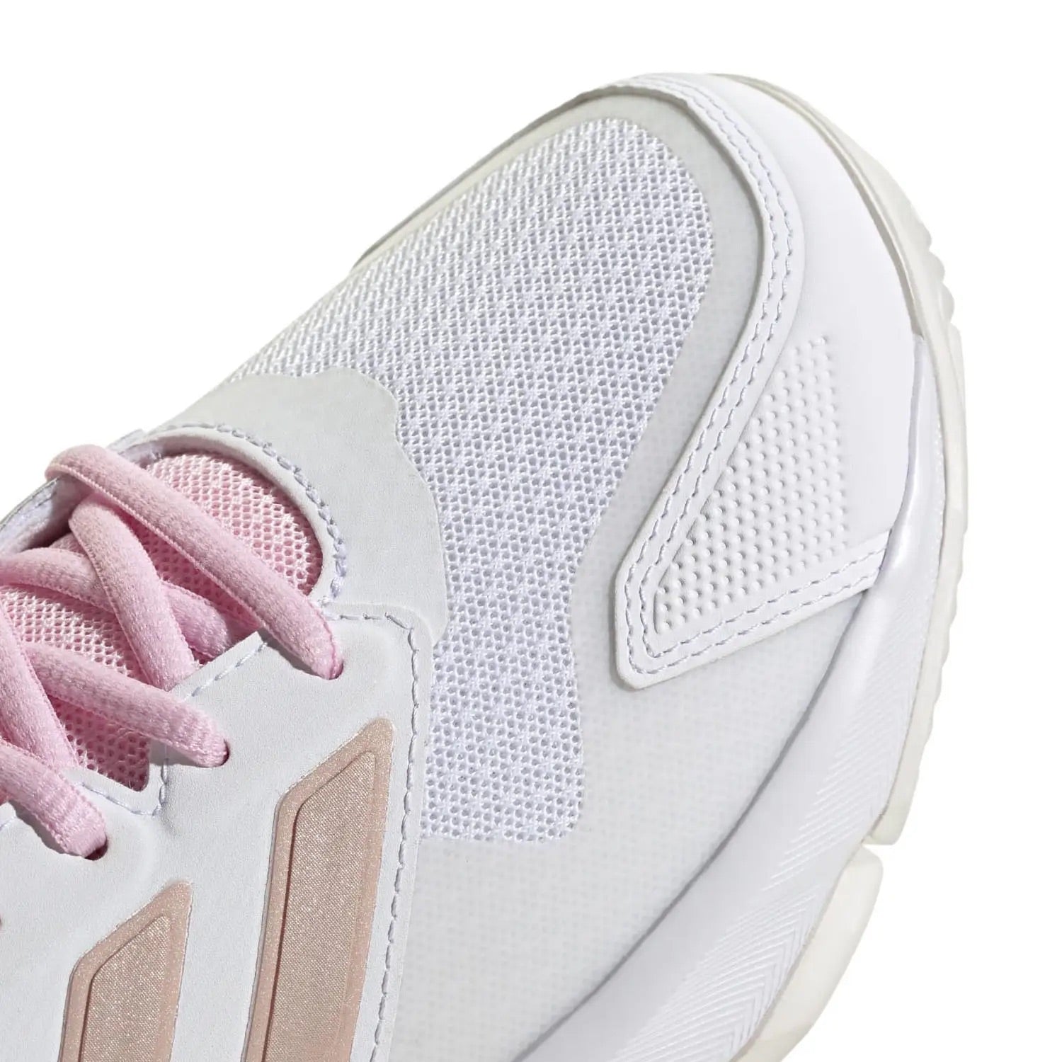 Zapatilla de pádel Adidas Courtjam Control 3 W Blanco/Rosa