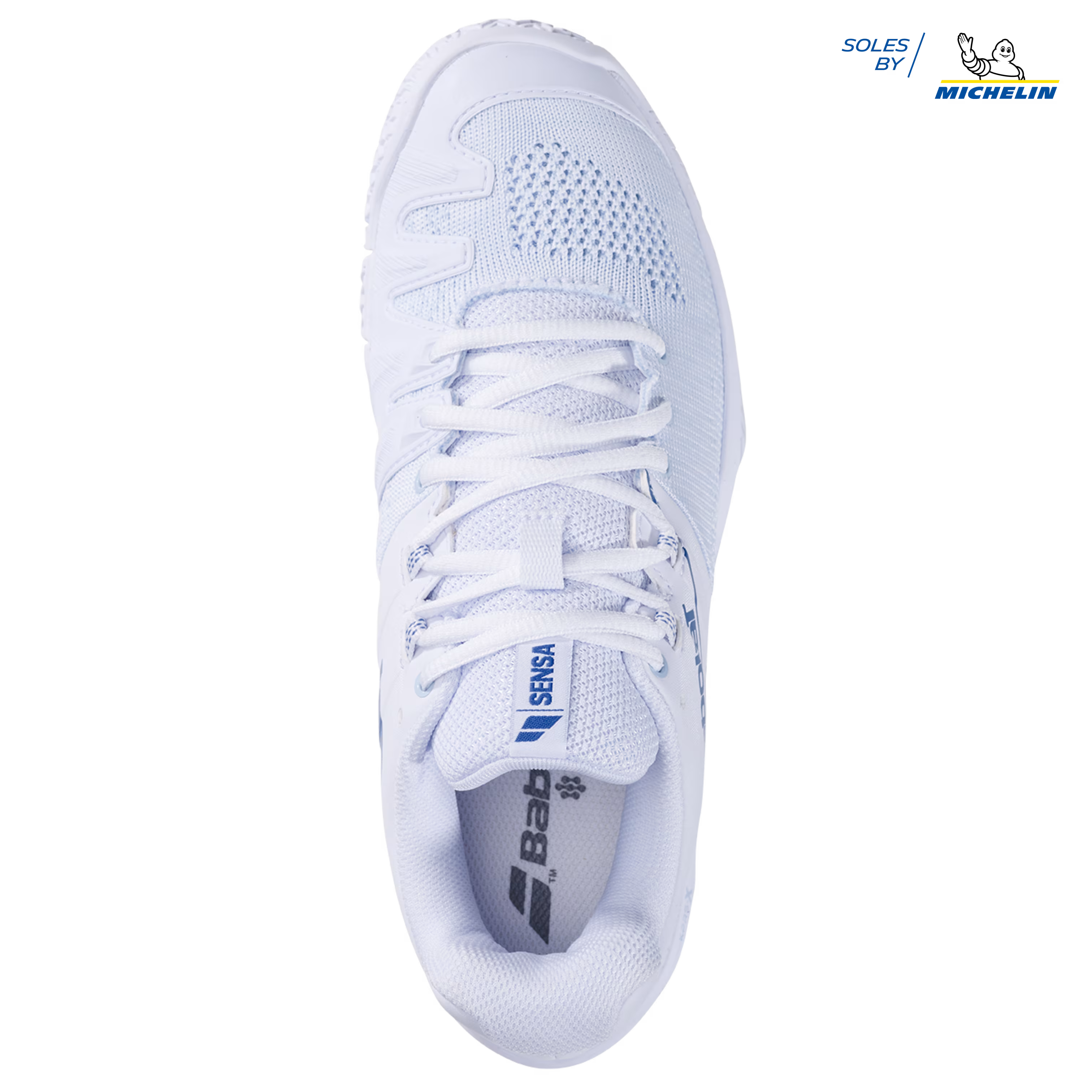 Zapatilla de pádel Babolat Sensa Women Blanco/Azul