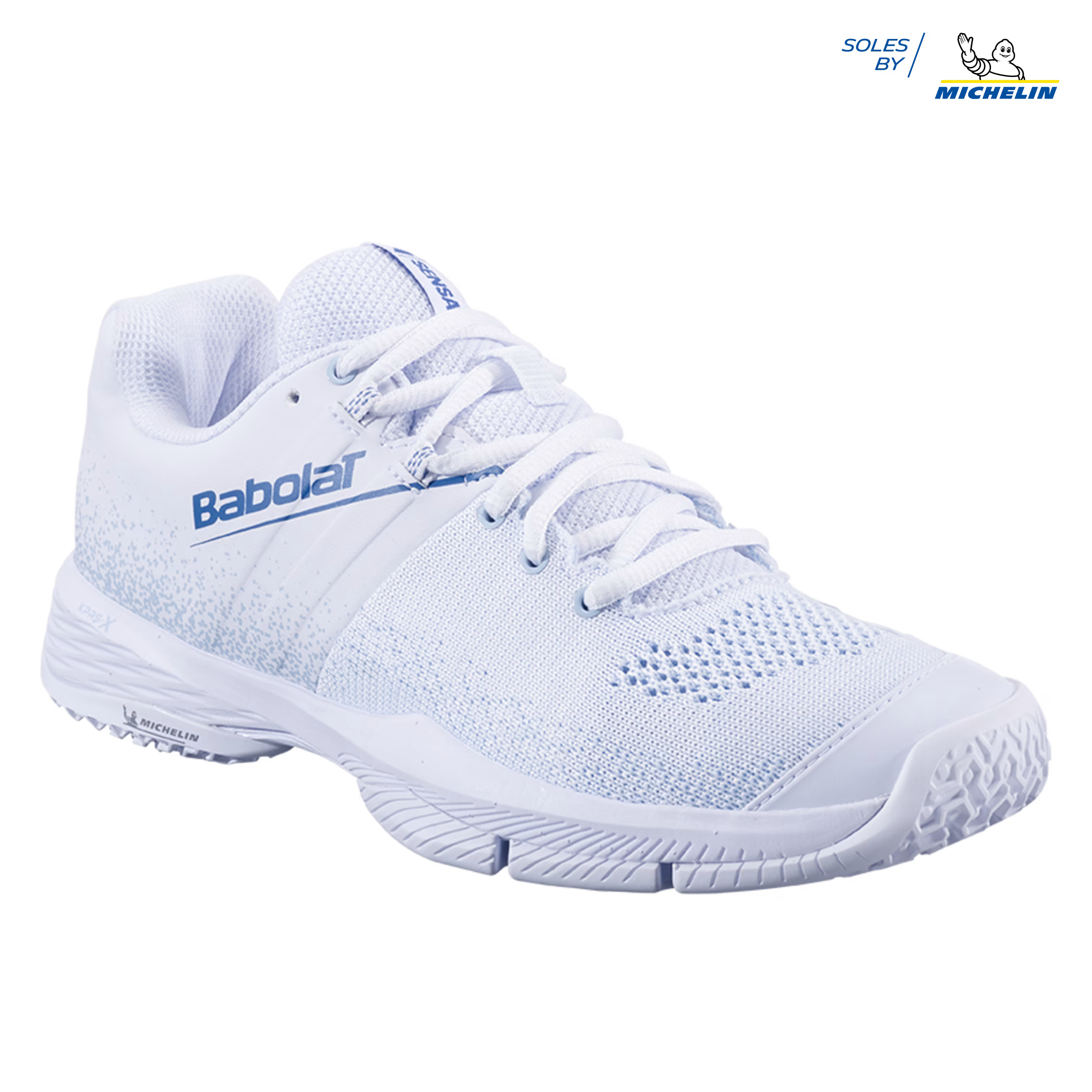 Zapatilla de pádel Babolat Sensa Women Blanco/Azul