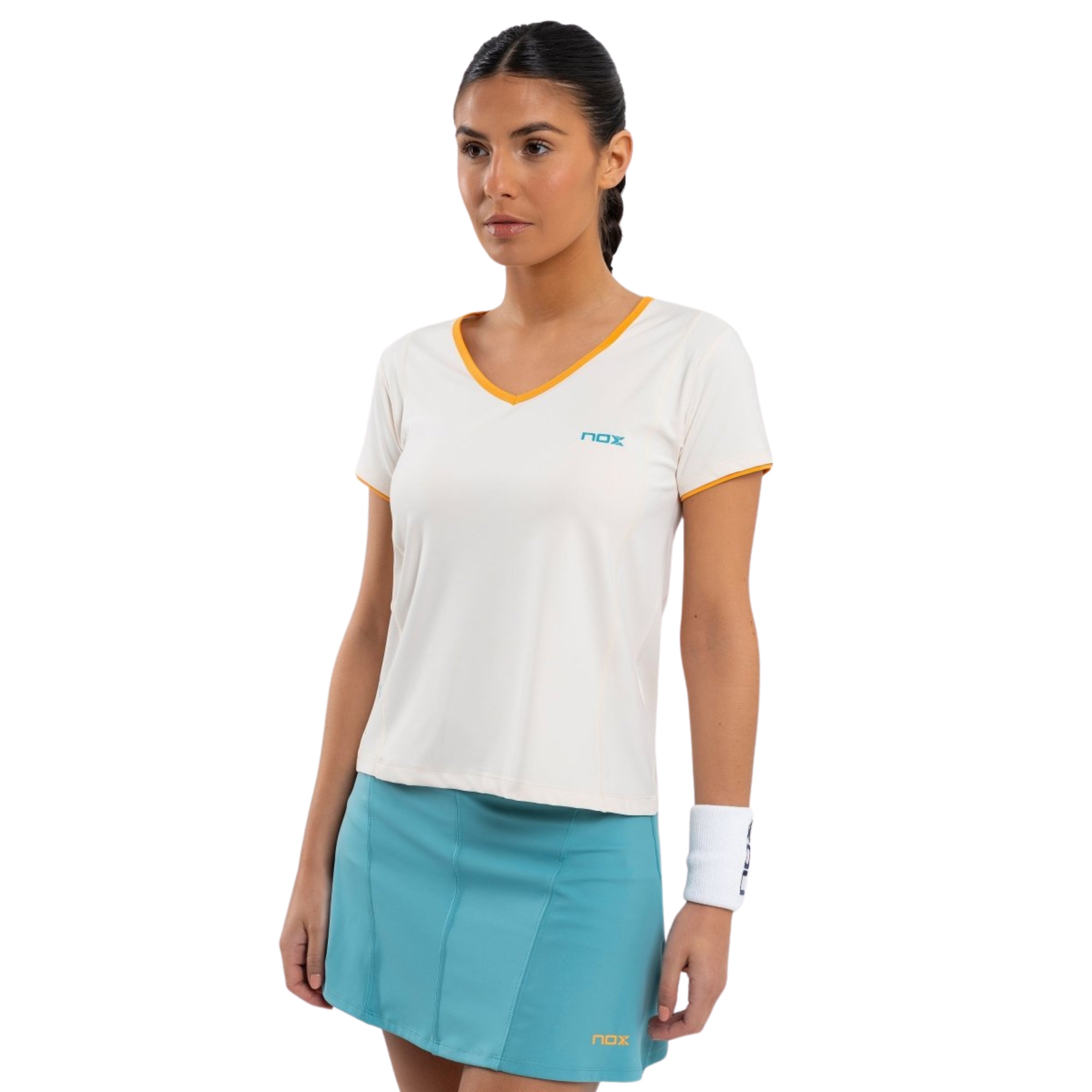 Camiseta Nox Pro Vainilla Mujer
