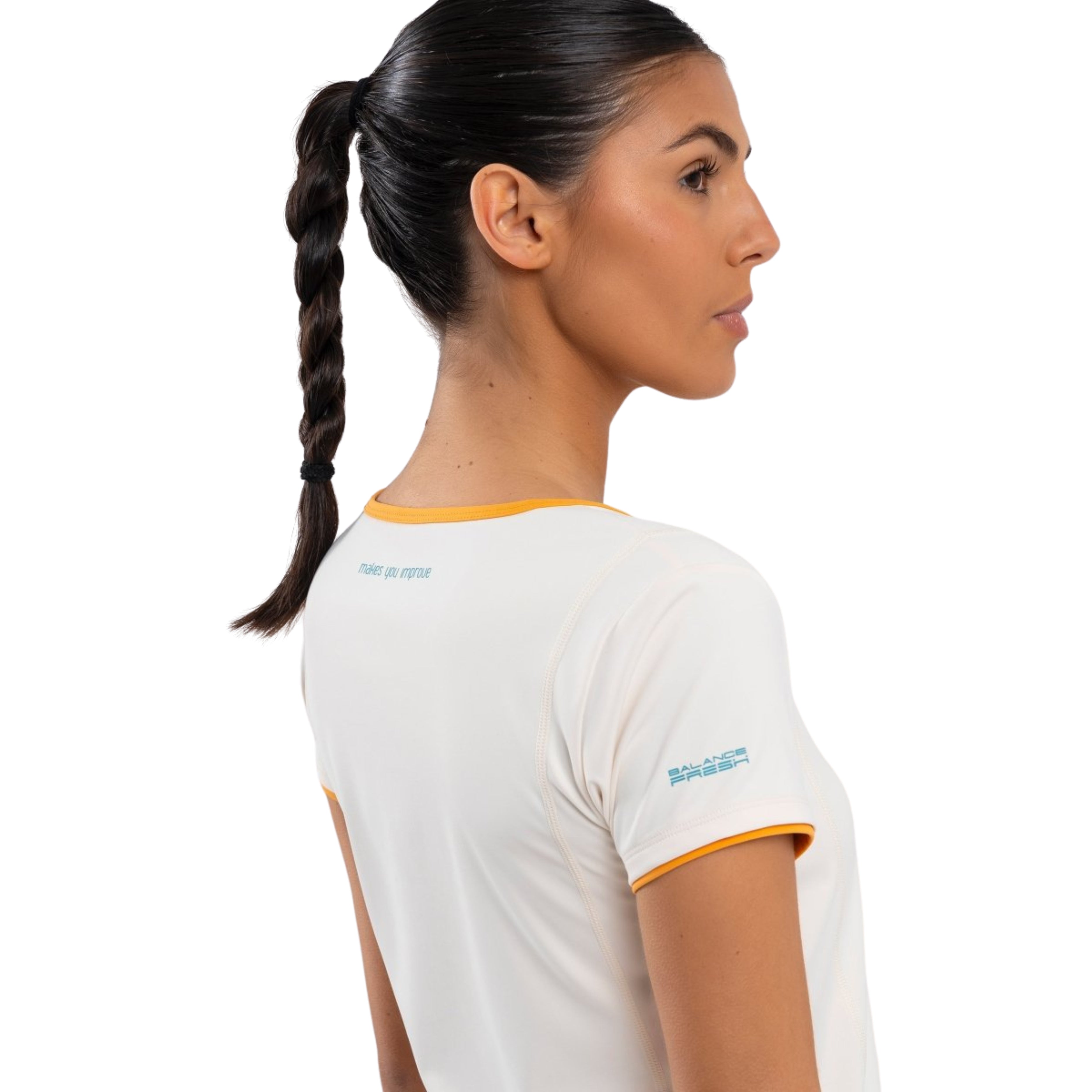 Camiseta Nox Pro Vainilla Mujer