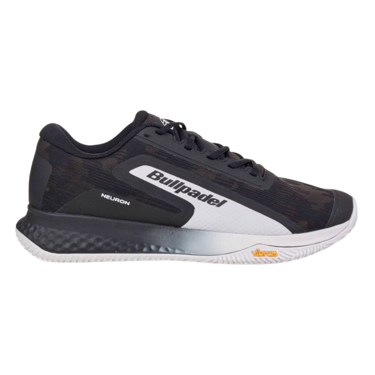 Zapatilla de pádel Bullpadel Neuron Vibram 25I Negro - Fede Chingotto