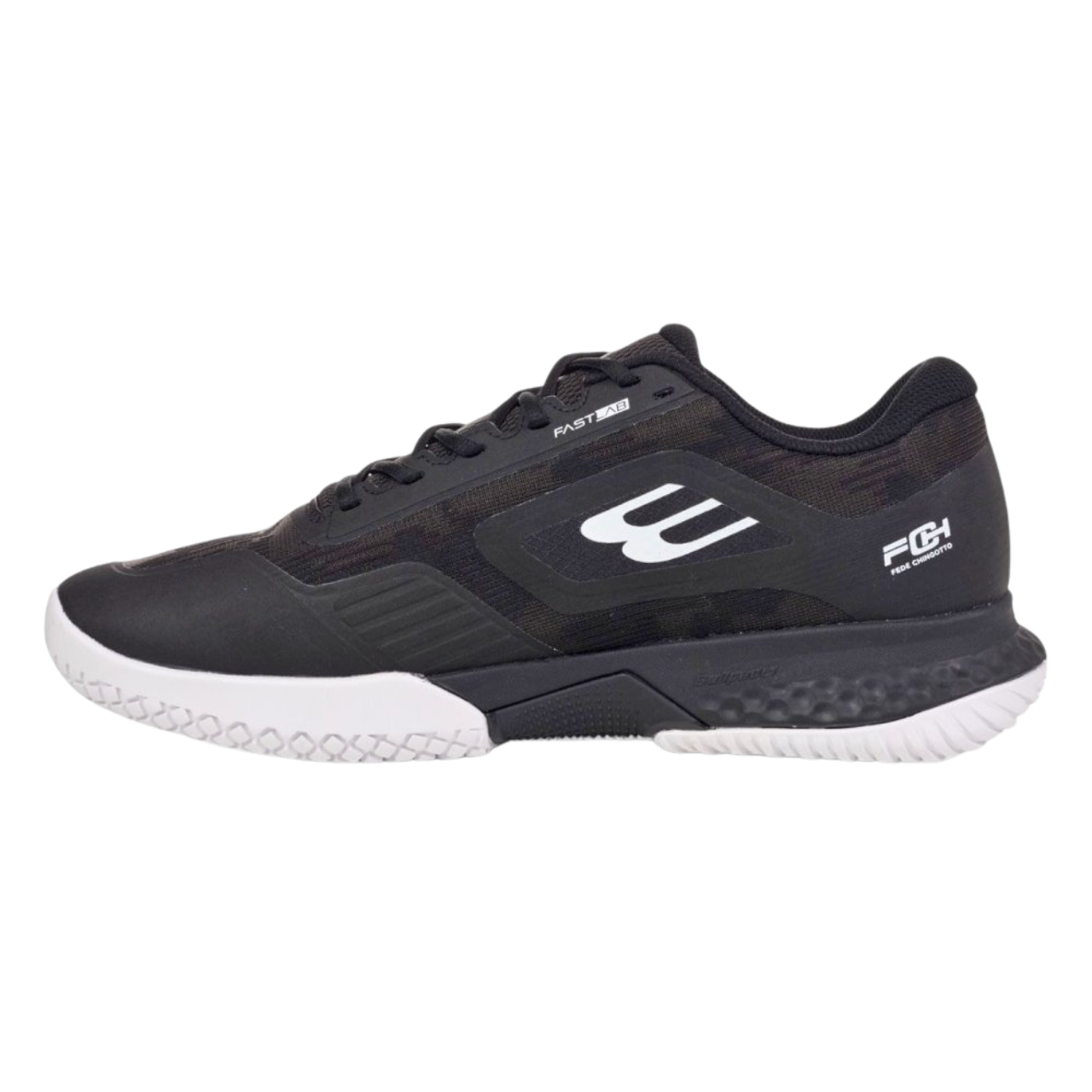 Zapatilla de pádel Bullpadel Neuron Vibram 25I Negro - Fede Chingotto
