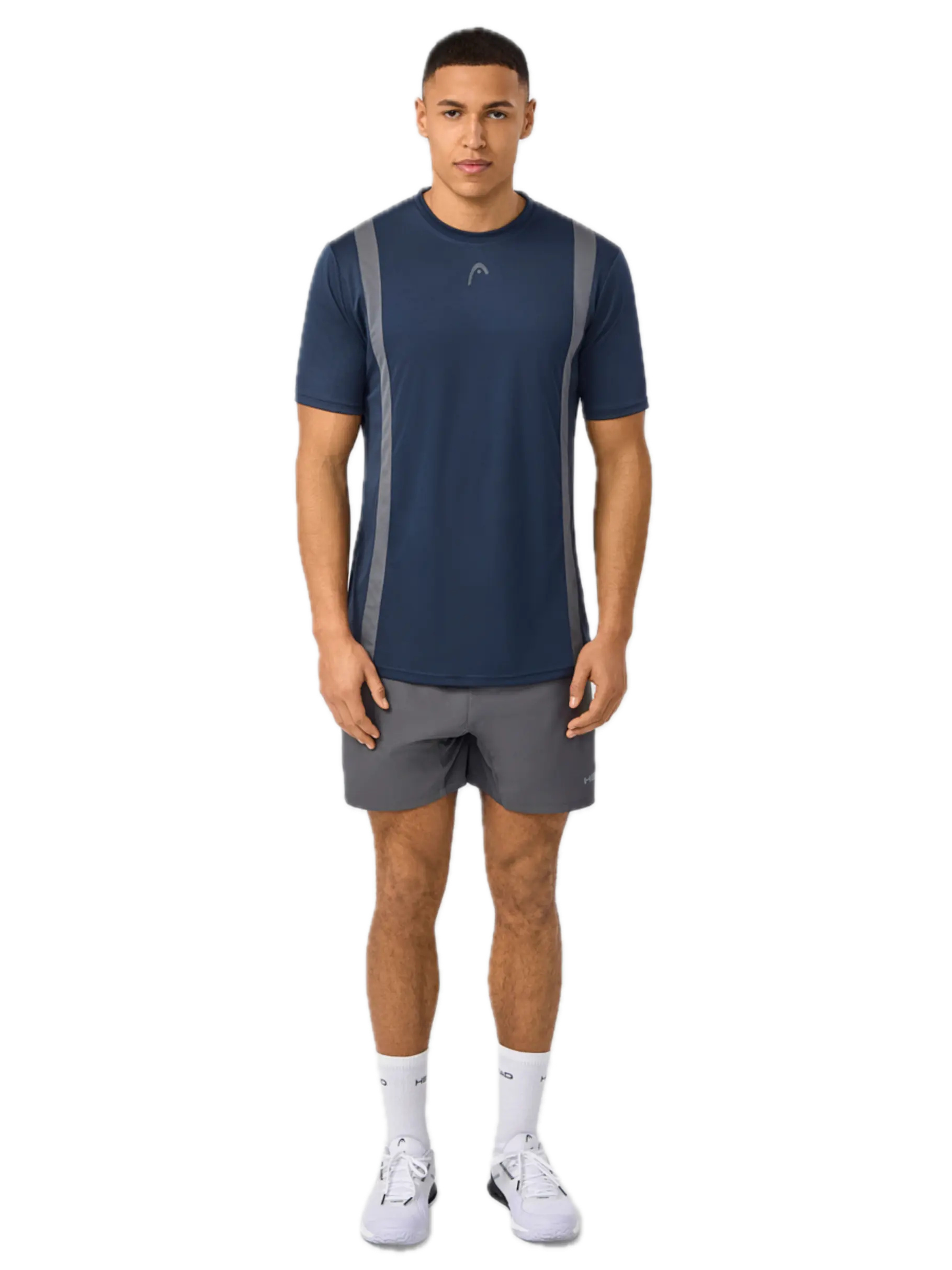 Camiseta Head Club Azul/Gris