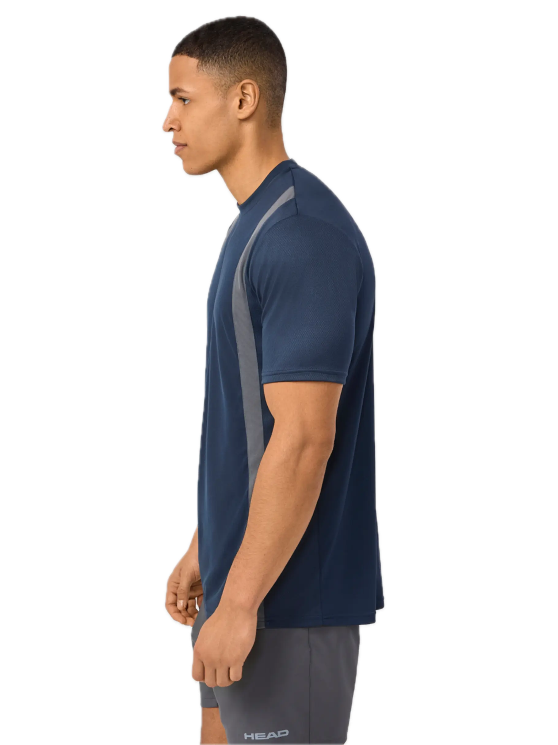 Camiseta Head Club Azul/Gris