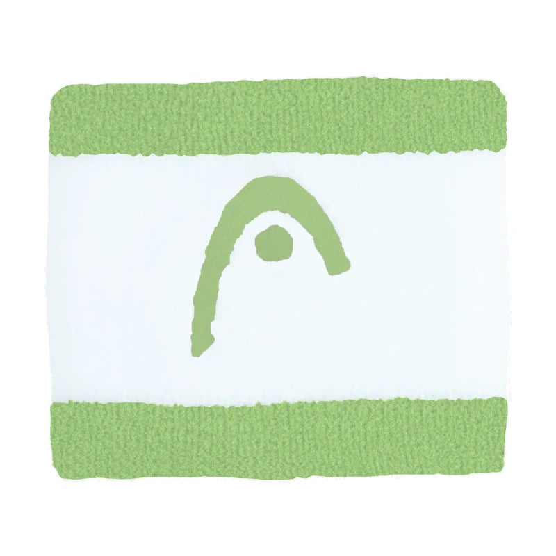 Head Muñequera Striped 2.5 Blanco/Verde