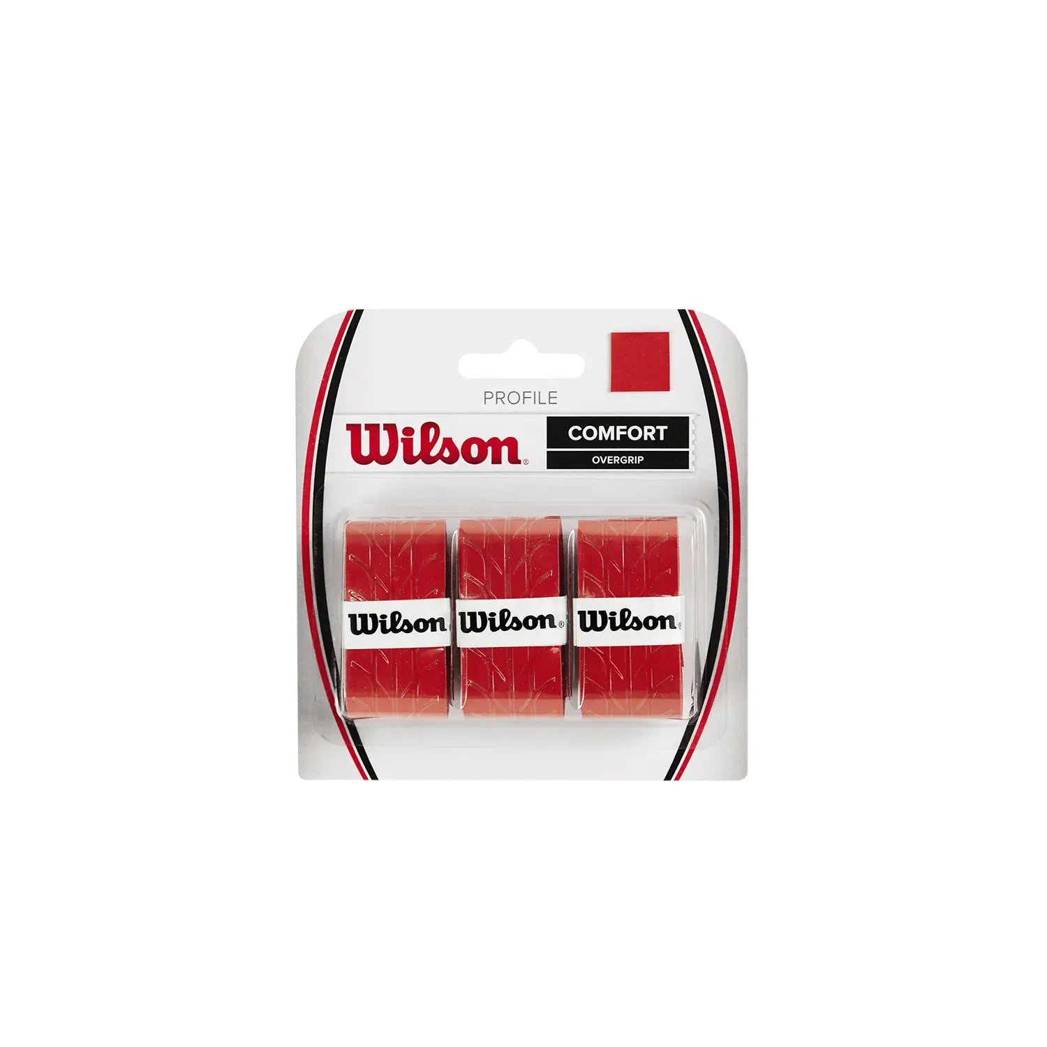 Wilson 3 Overgrips Profile Comfort Rojo