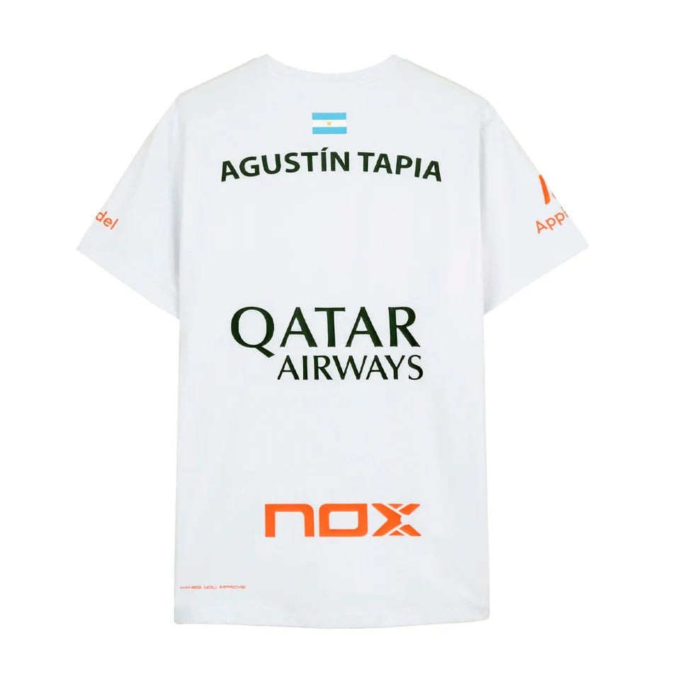Camiseta Nox Agustín Tapia Blanca