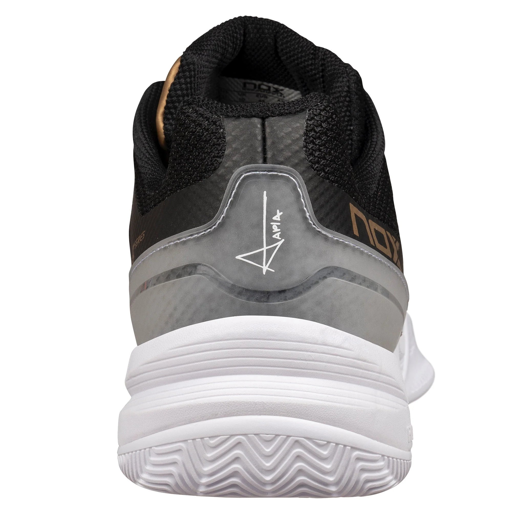 Zapatilla de pádel Nox AT10 Pro 2024 Negro/Oro - Agustín Tapia