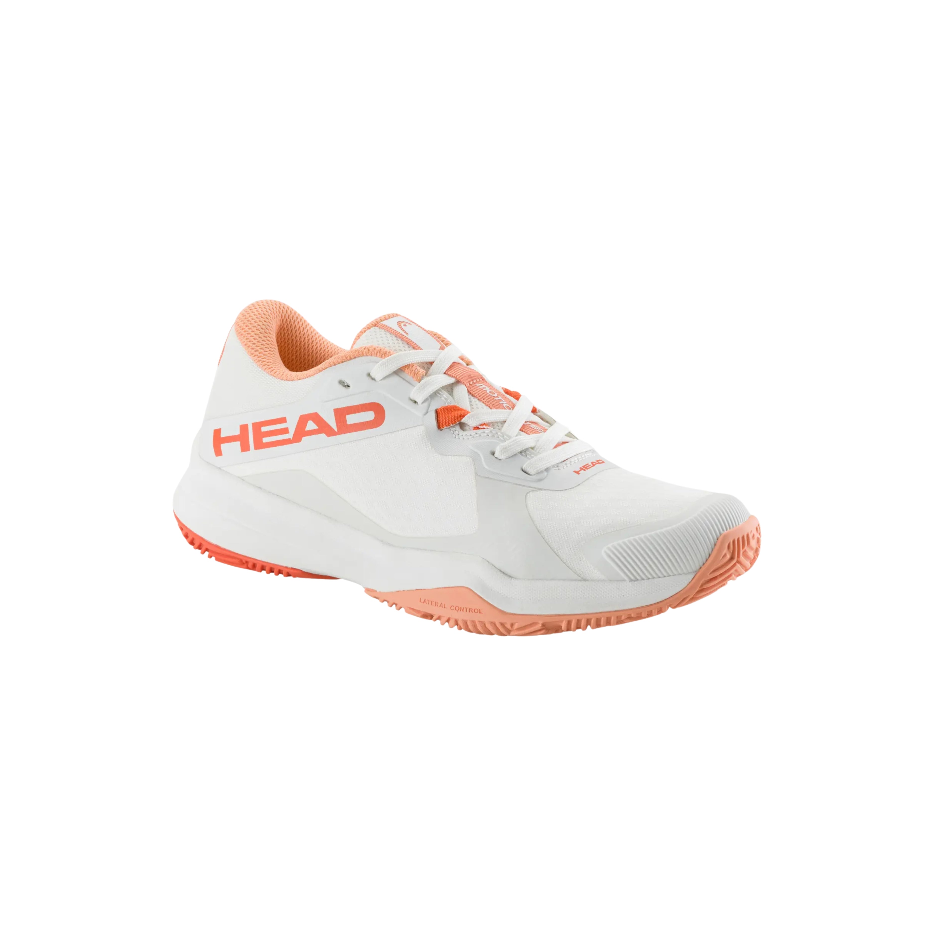 Zapatilla de pádel Head Motion Team Women 2025 Blanco/Coral