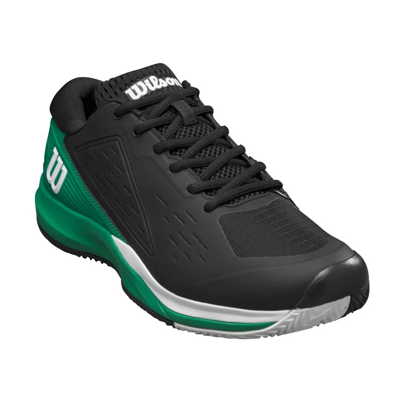Zapatilla de pádel Wilson Rush Pro Ace Clay 2025 Negro/Verde