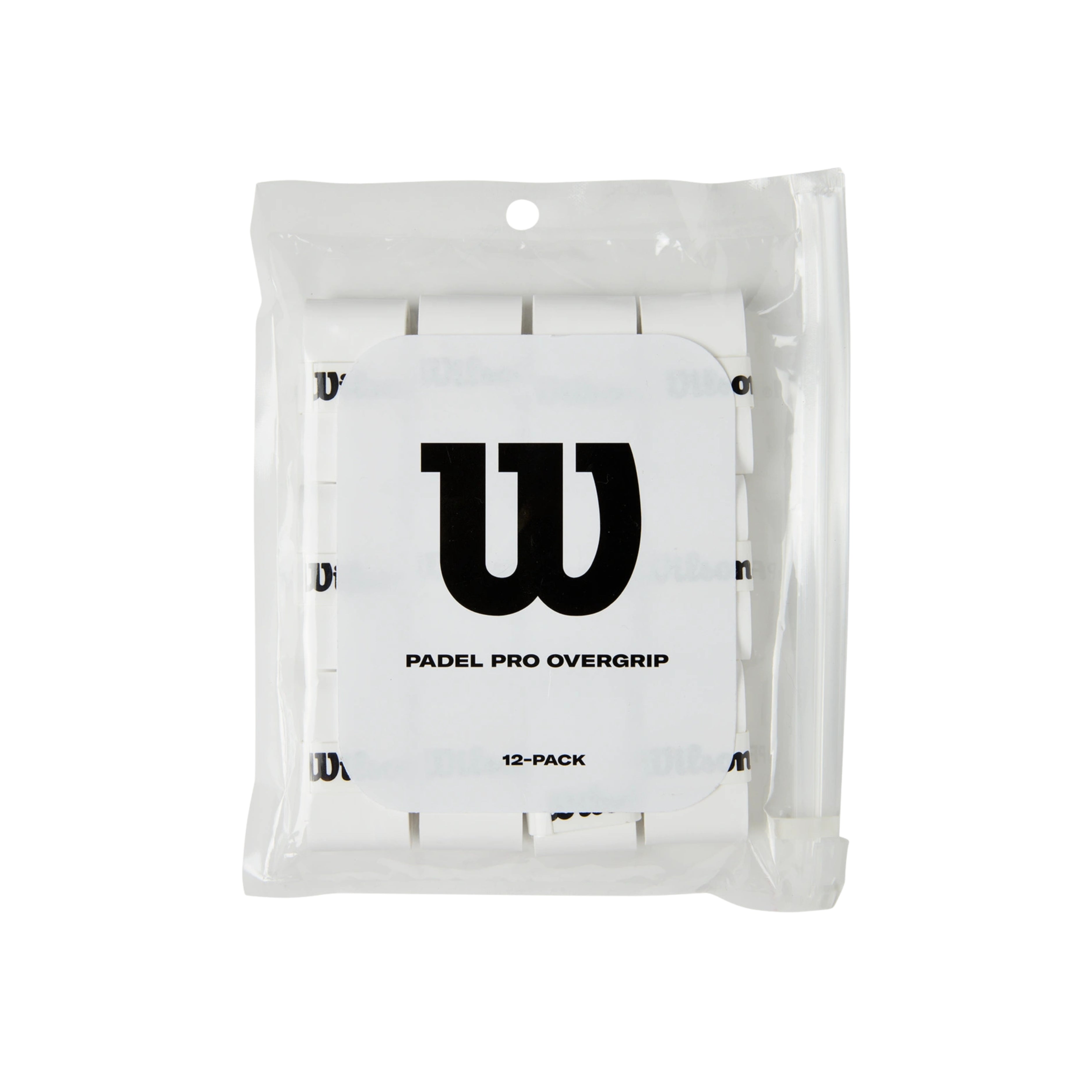 Wilson 12 Overgrips Pro Padel Blanco Liso